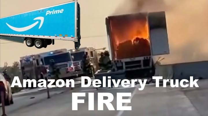 Amazon shipping Truck Fire Hwy20/Gordon & Hwy 75 Sioux City ...