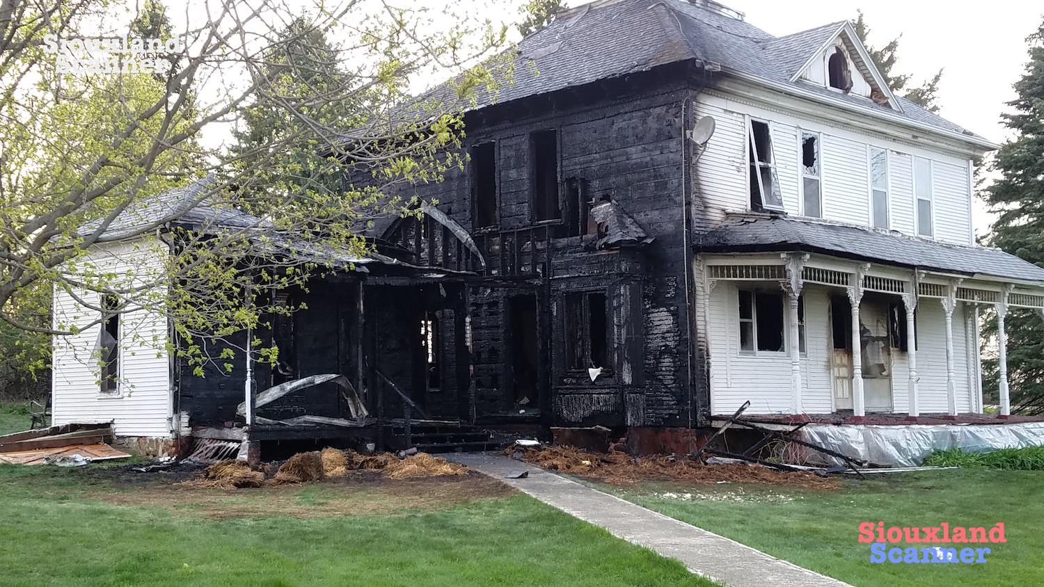 Rural Plymouth County Farmhouse a total loss after Sunday Evening Fire