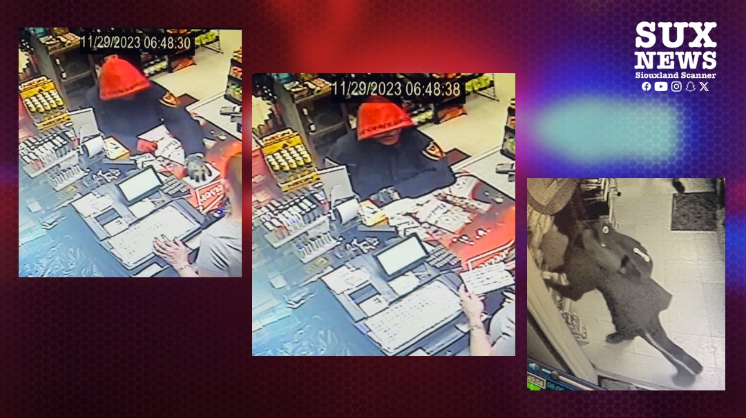 Sioux City Police look to identify Wednesday Morning Robbery suspect