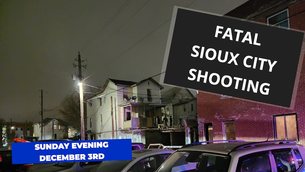 Fatal shooting Sunday evening near downtown Sioux City