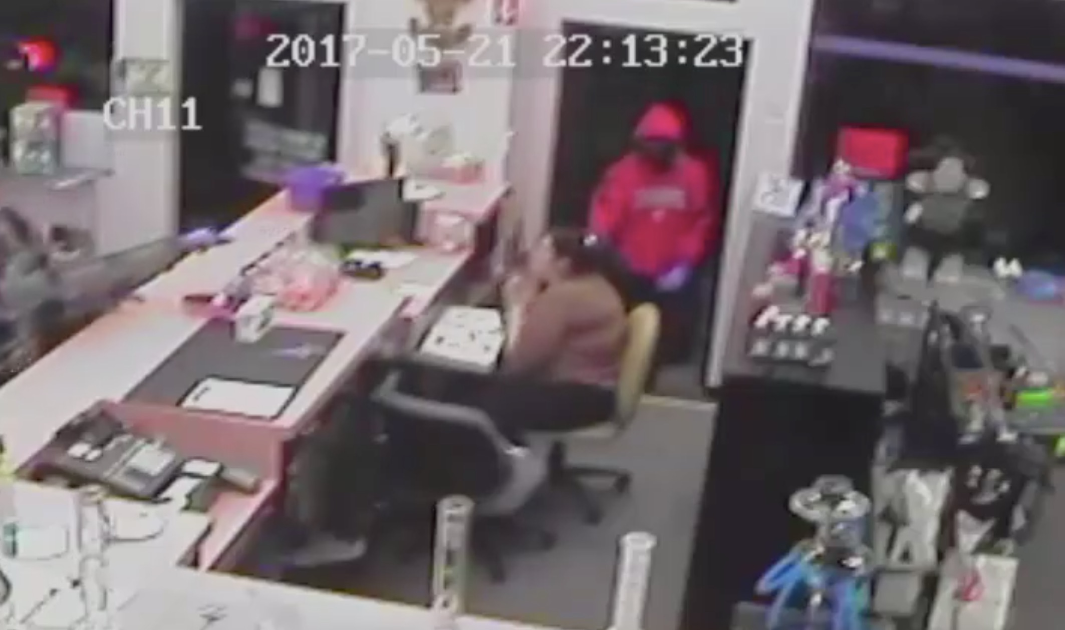 Surveillance video Police searching for two suspects in Doctor Johns Armed Robbery