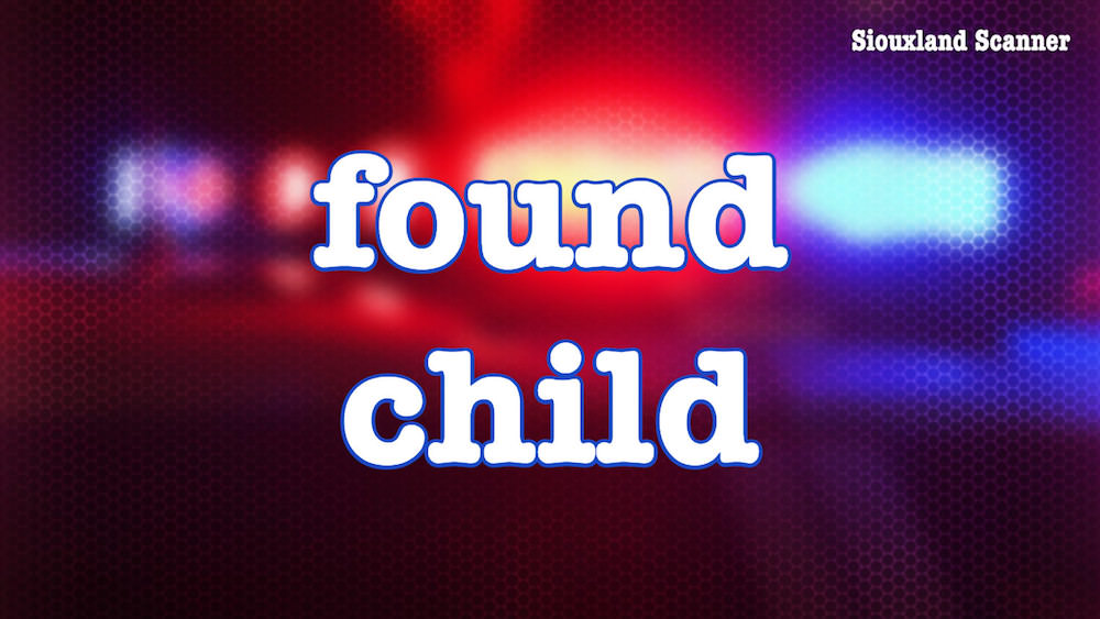 Found Child near Rosehill Park